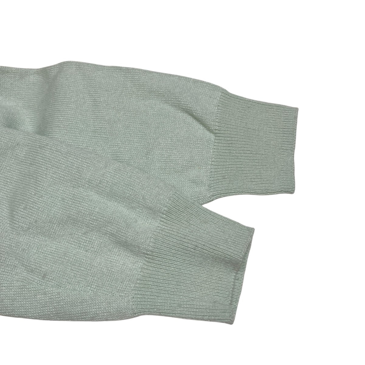fine-knit polo-collar SweaterカシミヤシルクニットA25SP04SC