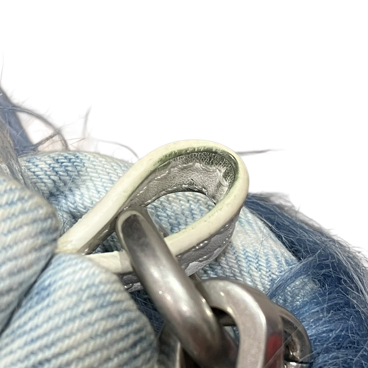 CHARM-D SHOULDER Mデニムキルティングショルダーバッグ