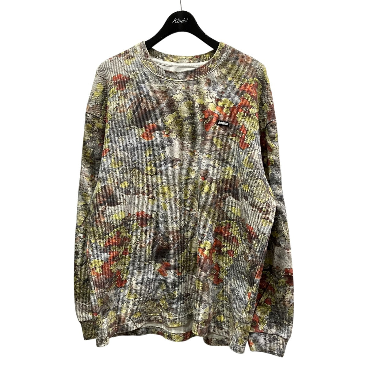 MINI METAL LOGO THERMAL SHIRT REAL MOSS CAMOカモフラサーマルカットソー
