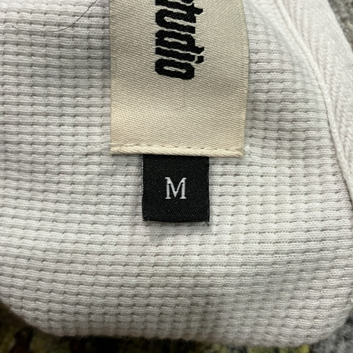 MINI METAL LOGO THERMAL SHIRT REAL MOSS CAMOカモフラサーマルカットソー
