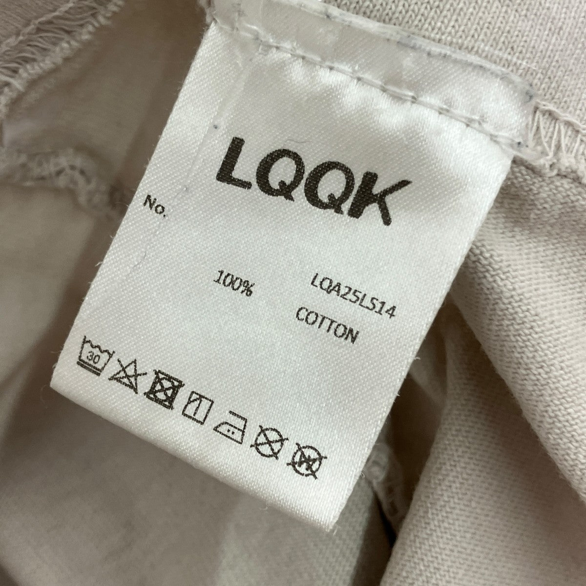 longsleeve brick logoロングスリーブTシャツLQA25LS14