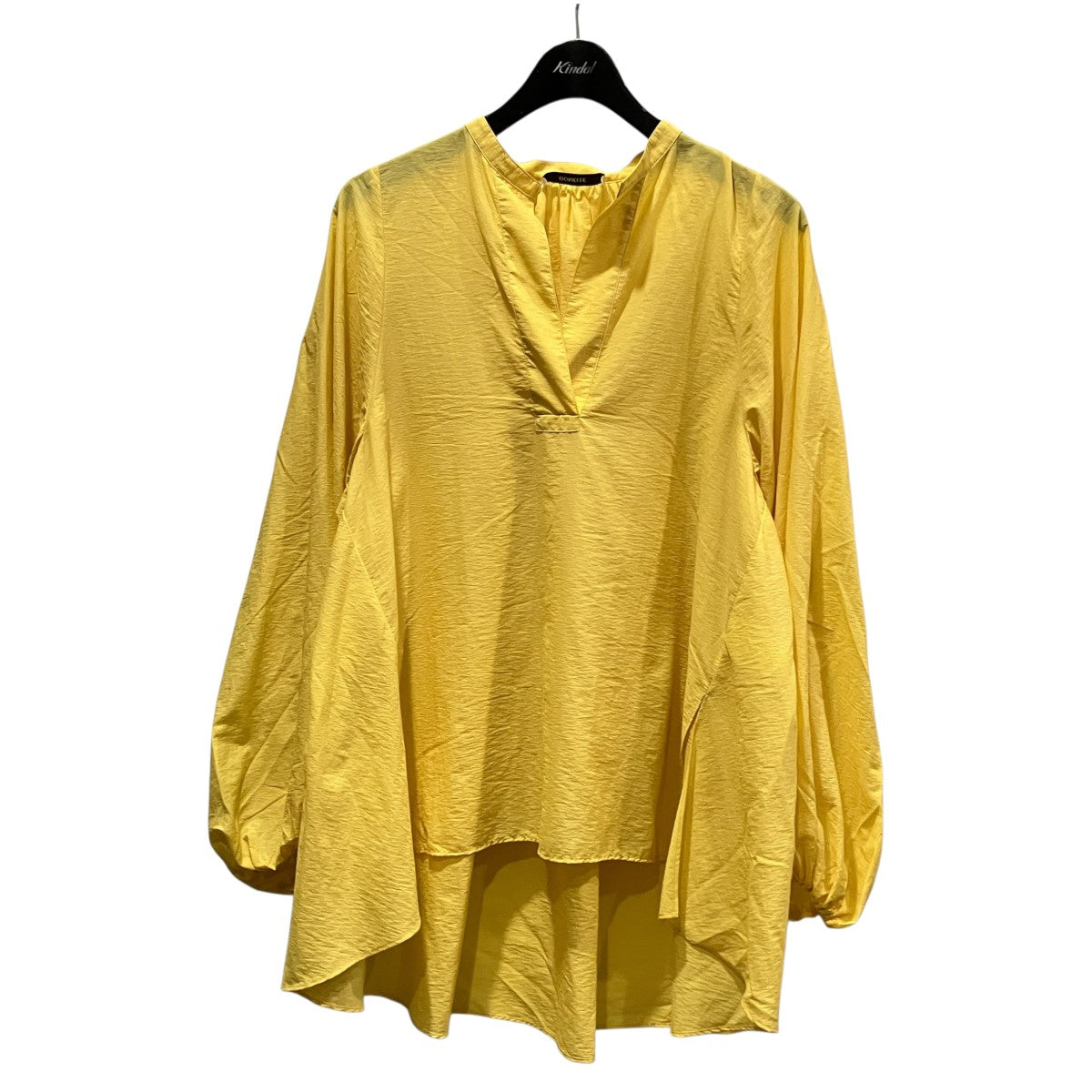 24SSN C TAFFETA SHIRTギャザースリーブスキッパーシャツA3141FB 031