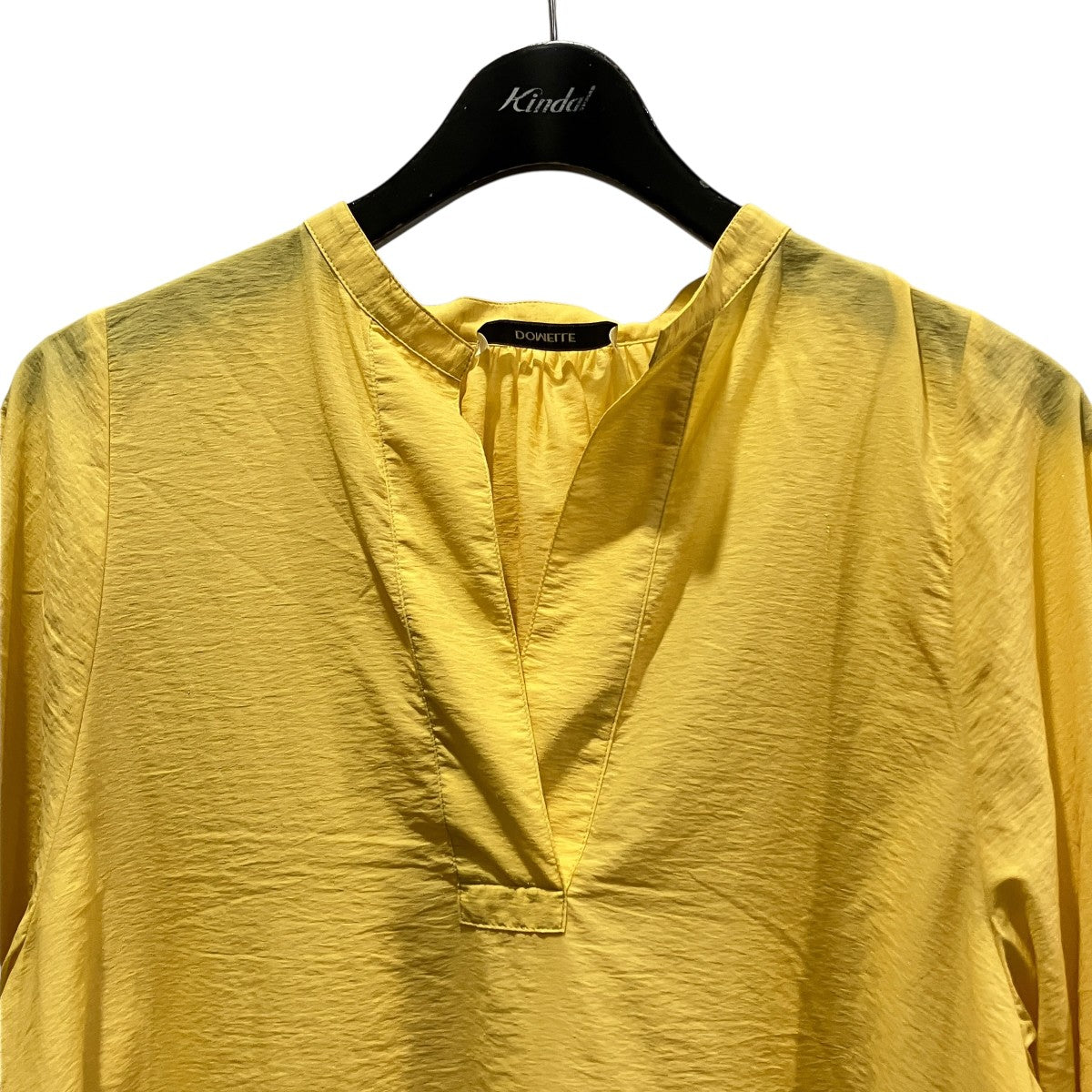 24SSN C TAFFETA SHIRTギャザースリーブスキッパーシャツA3141FB 031