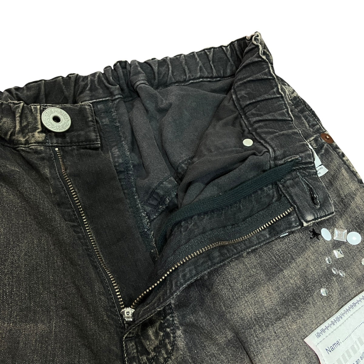 Embellish Jeansエンベリッシュド デニムワイドパンツB15PT081