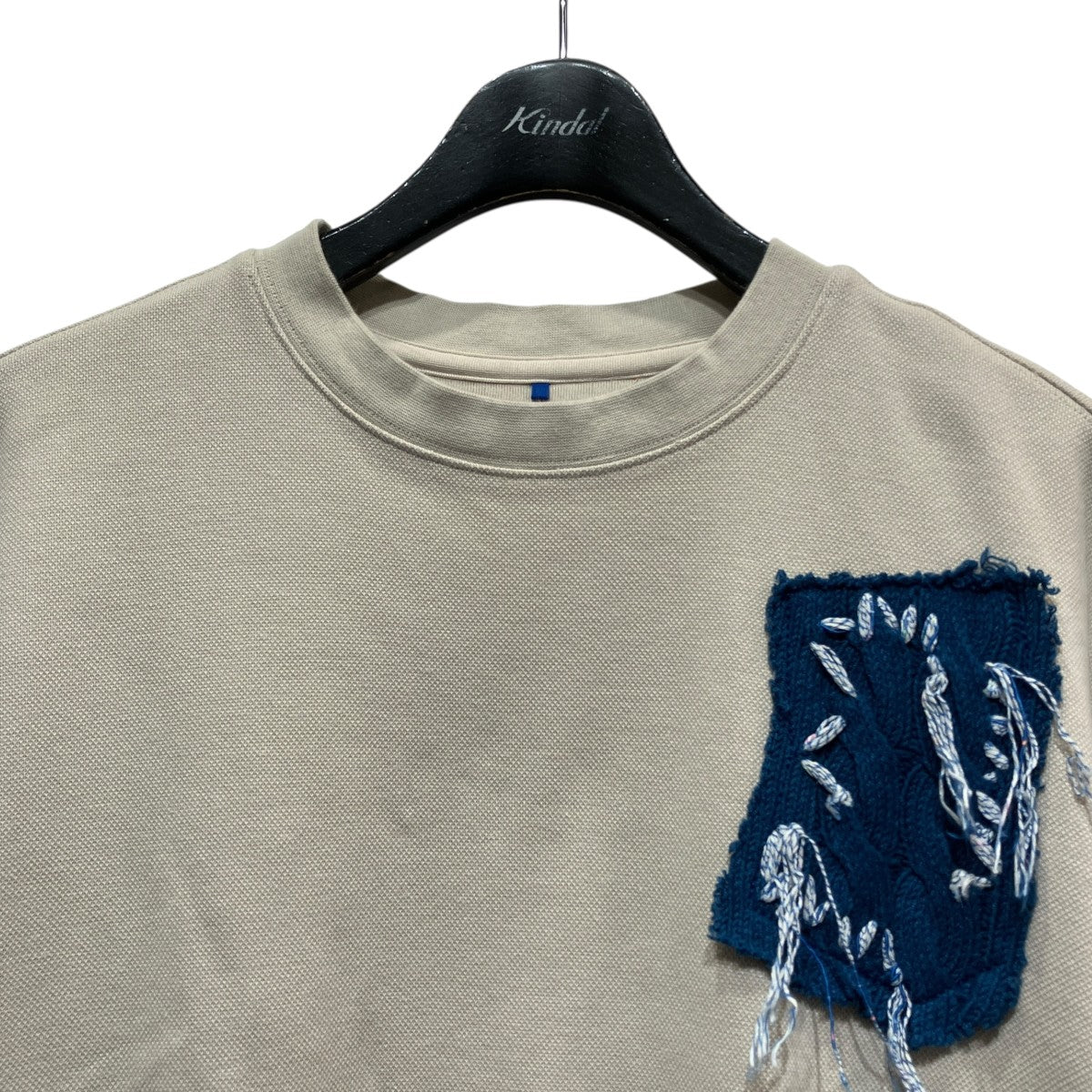 ニットパッチ鹿の子TシャツBLASSHT04IV2