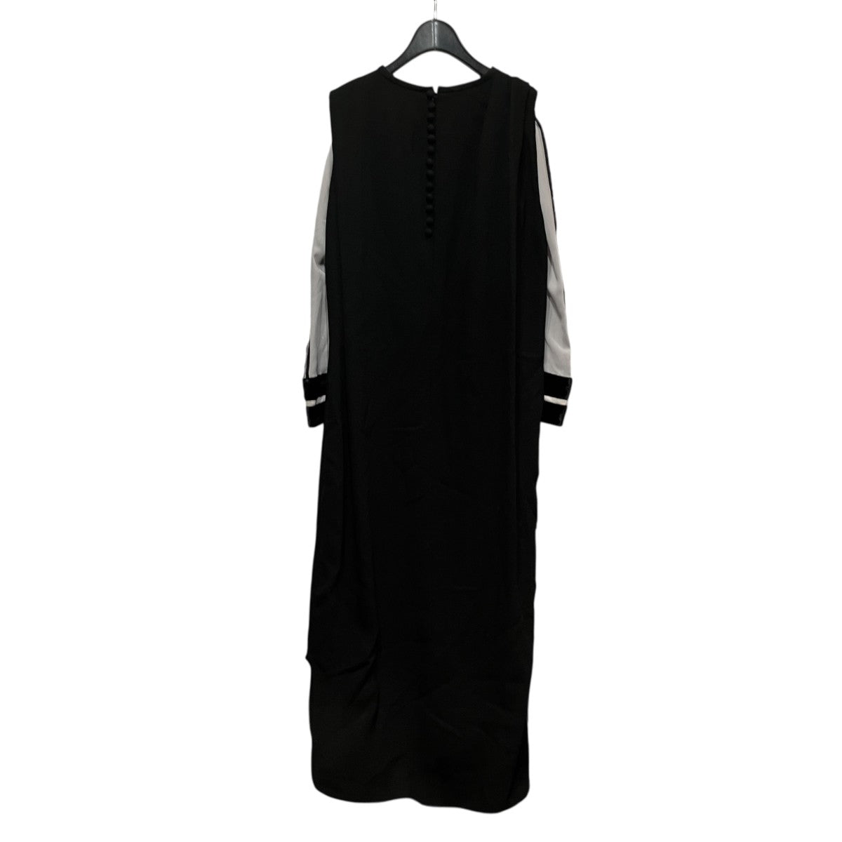 Silk Lame Print Sleeves DressシルクラメプリントスリーブワンピースMM19AW-DR041