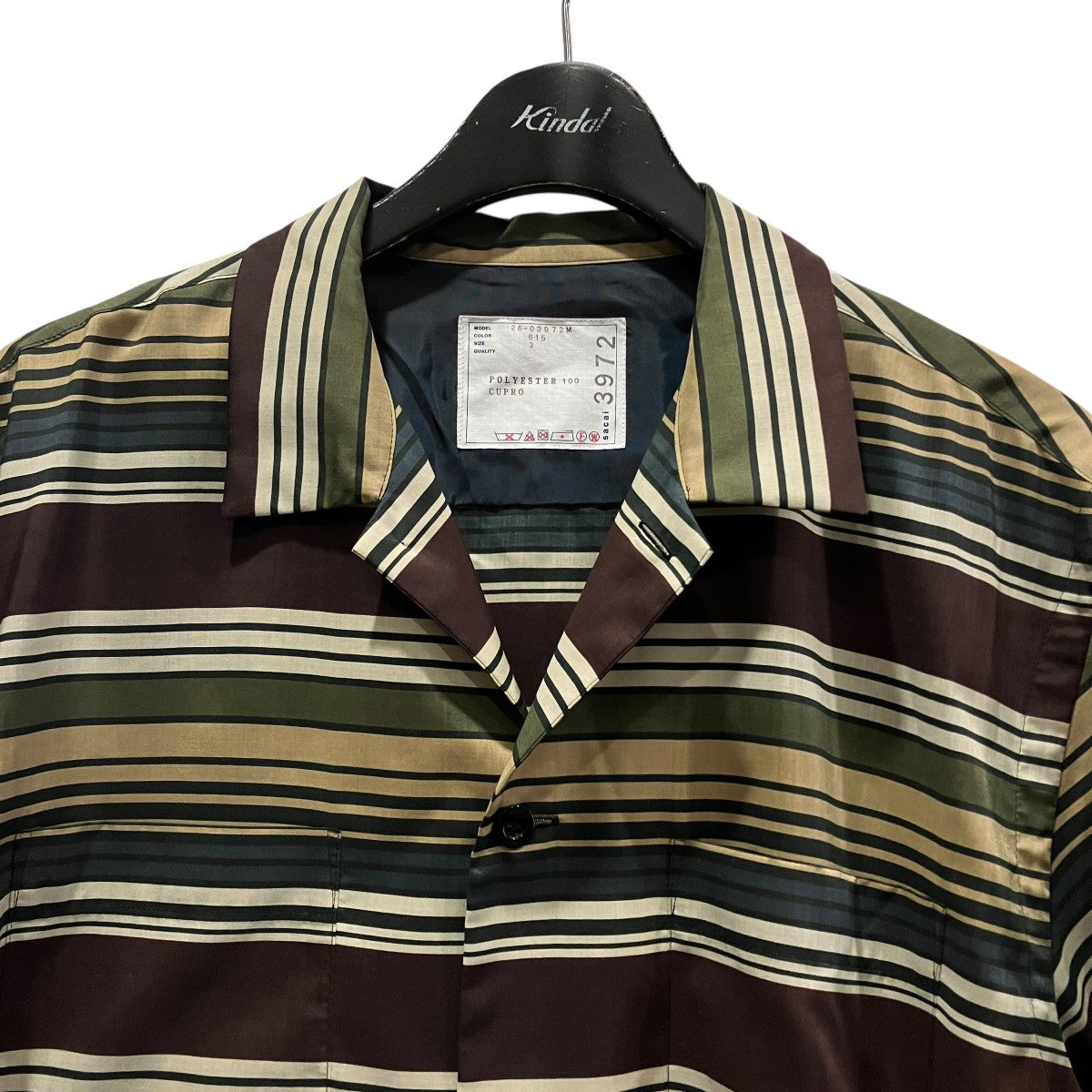 Horizontal Stripe Shirt半袖ストライプシャツ26-03972M