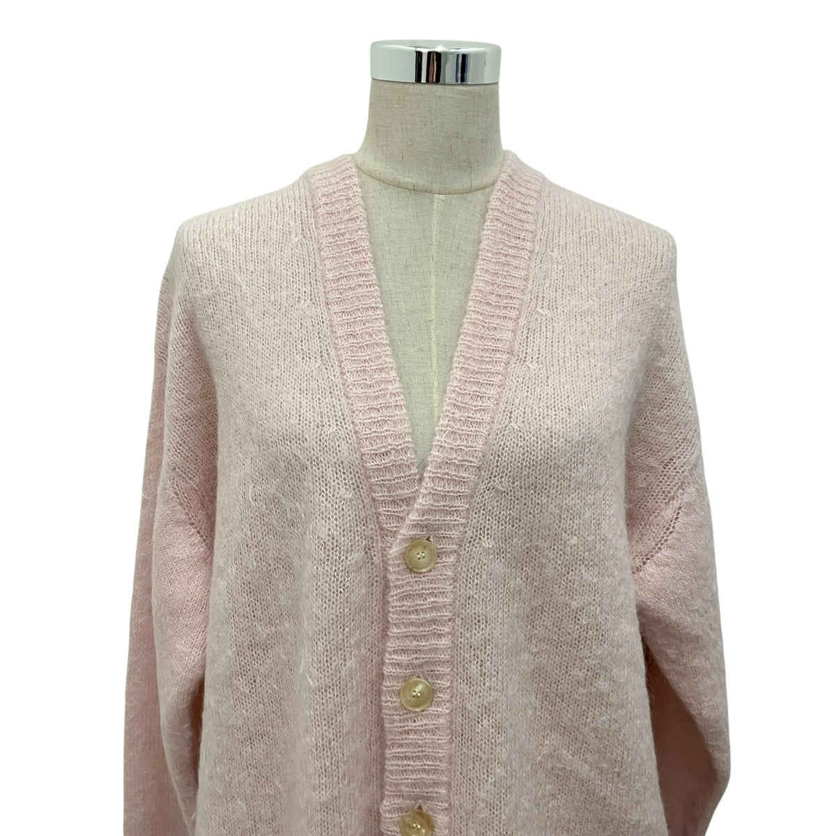 【BRUSHED SUPER KID MOHAIR KNIT LONG CARDIGAN】モヘアウールニットカーディガンA22AC03KM