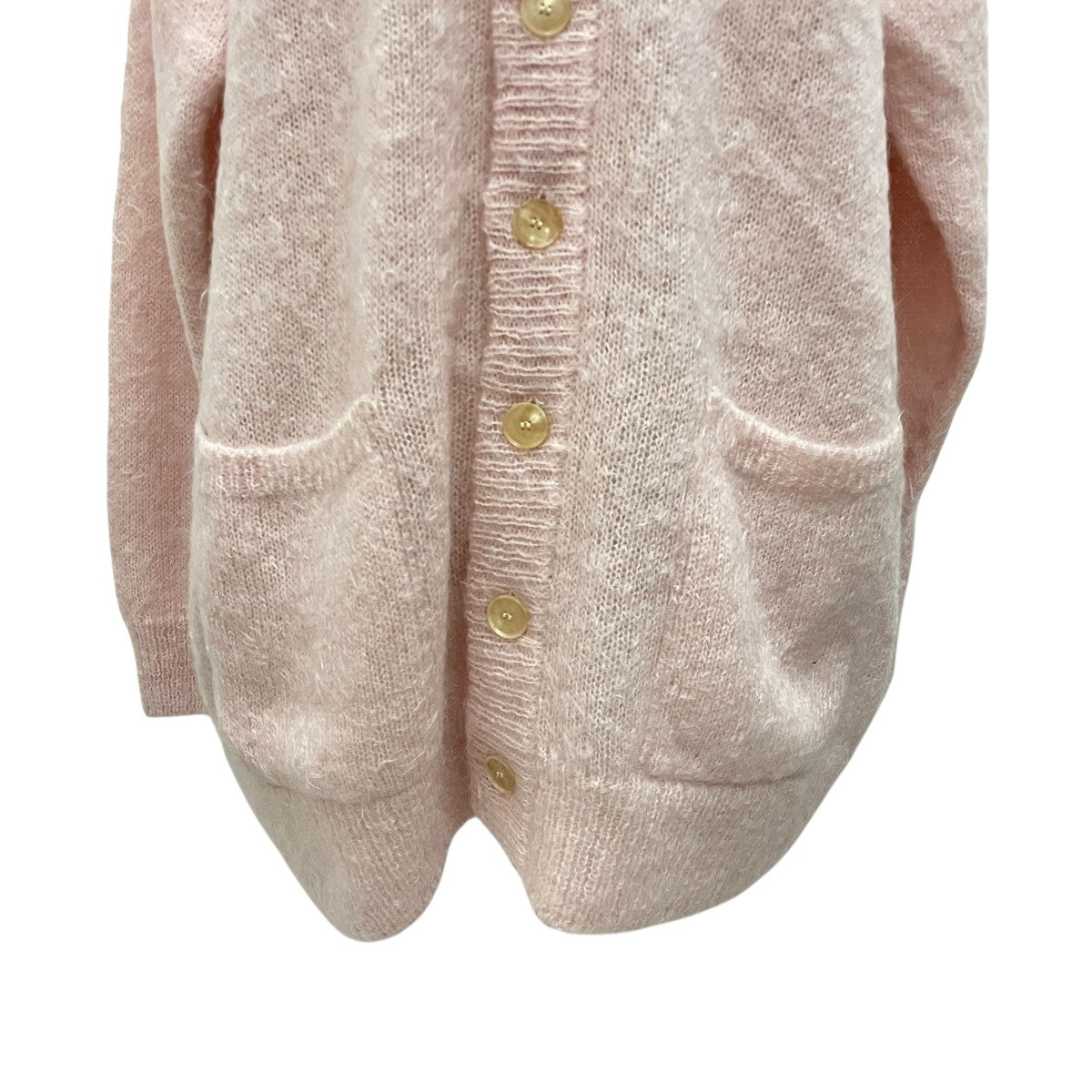 【BRUSHED SUPER KID MOHAIR KNIT LONG CARDIGAN】モヘアウールニットカーディガンA22AC03KM