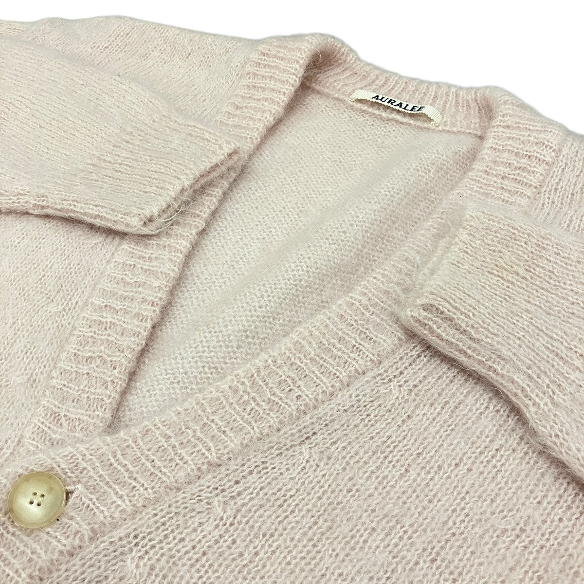 【BRUSHED SUPER KID MOHAIR KNIT LONG CARDIGAN】モヘアウールニットカーディガンA22AC03KM
