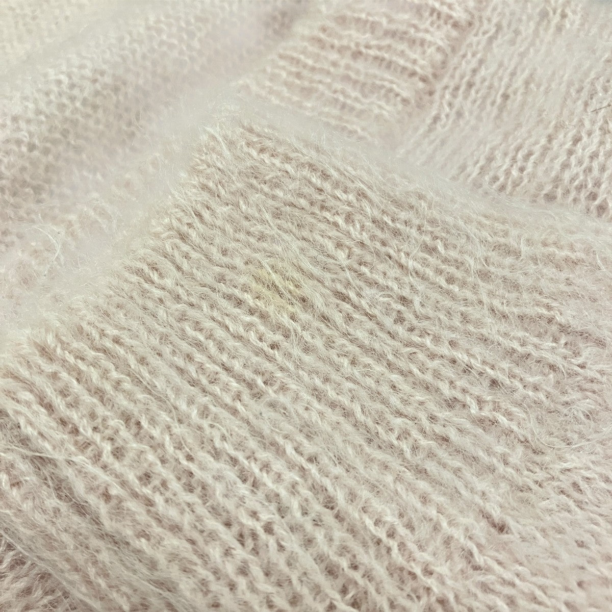【BRUSHED SUPER KID MOHAIR KNIT LONG CARDIGAN】モヘアウールニットカーディガンA22AC03KM