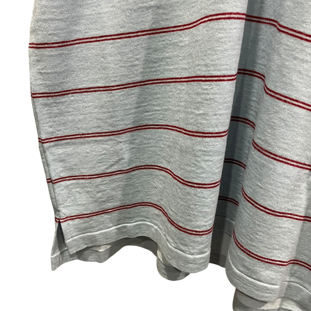 LINEN POLO KNITEEボーダーニットポロシャツ3125405-170218