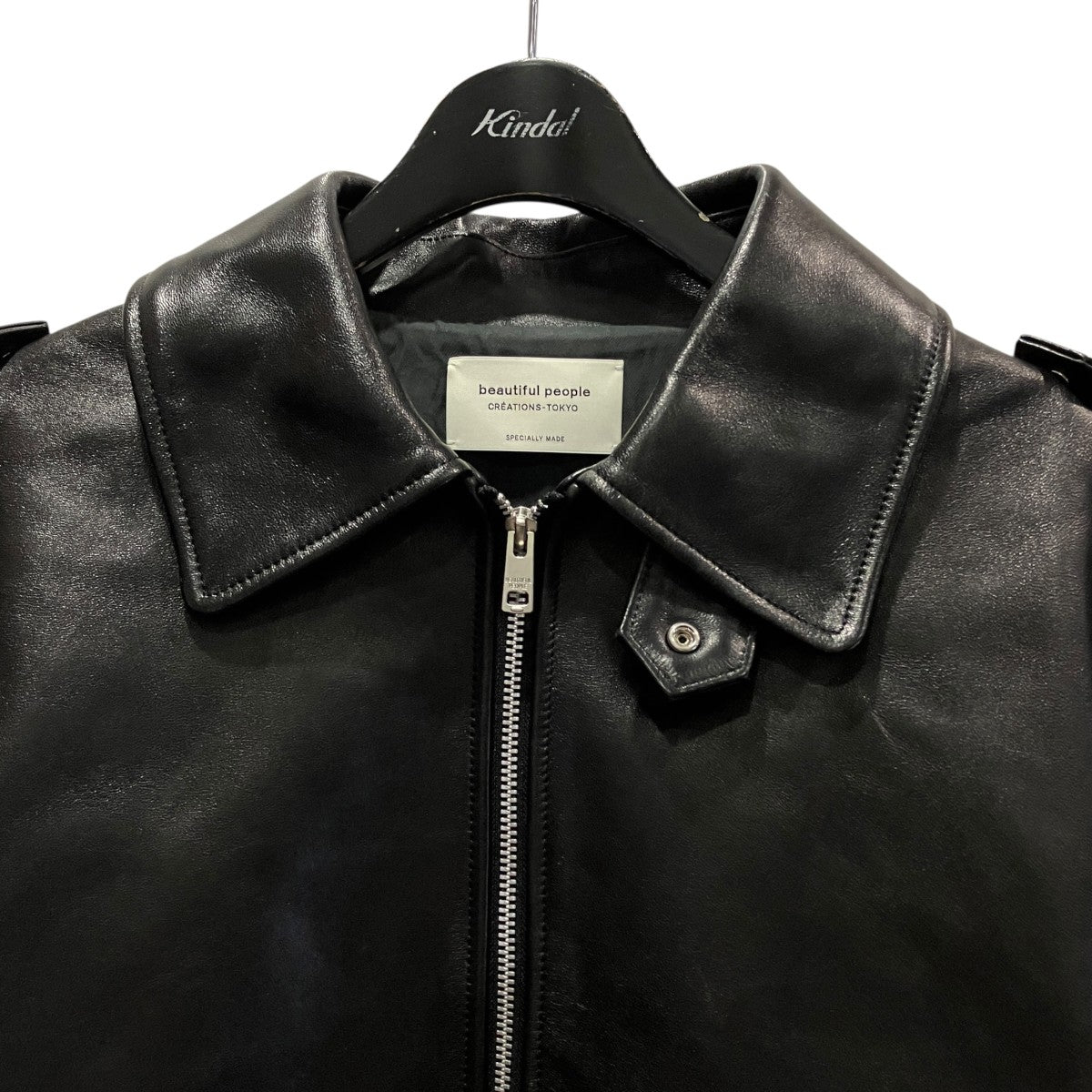 double-end vintage leather motorcycleJKダブルエンドレザーライダージャケット1445402006
