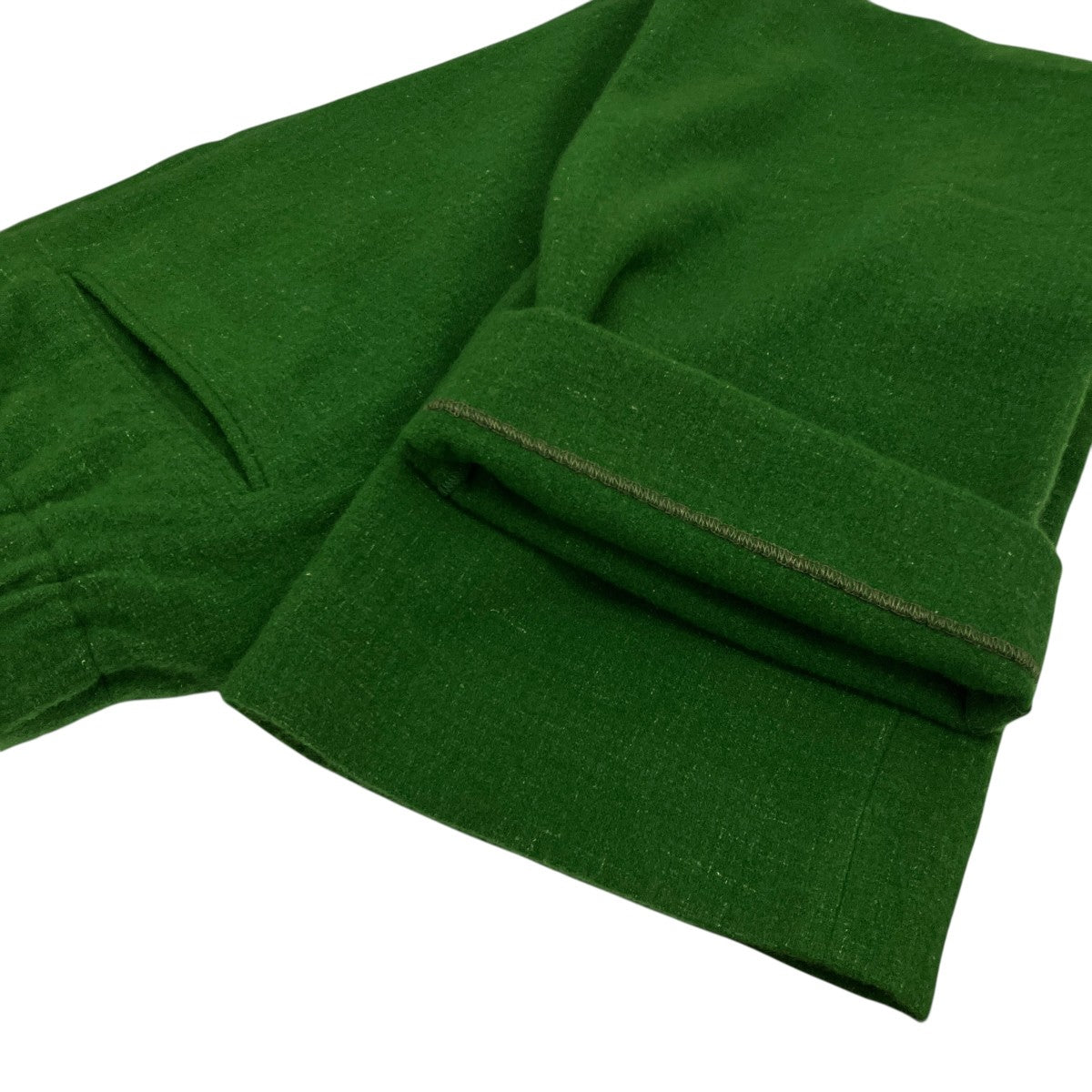 【WOOL CASHMERE LIGHT TWEED SLACKS】イージーパンツA22AP02CT