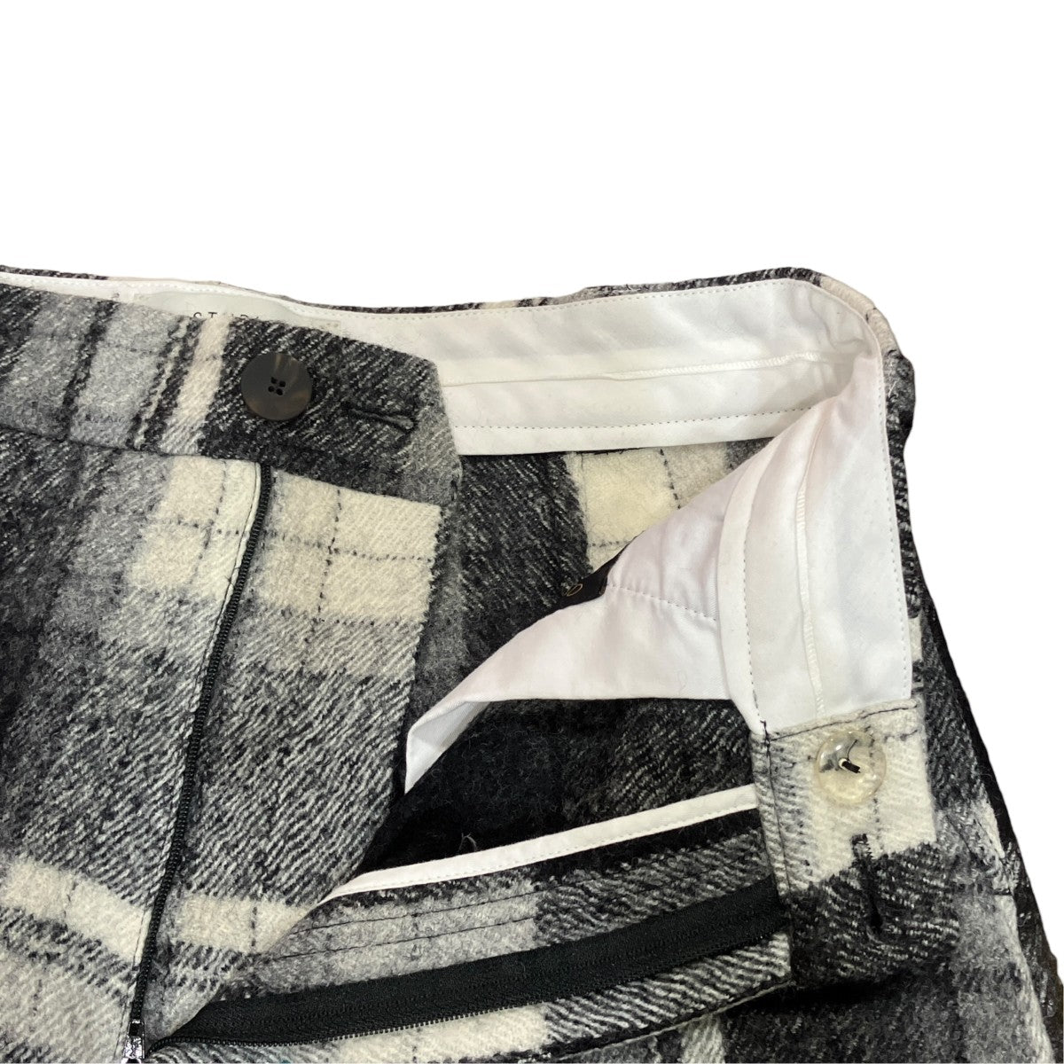 MANTECO DIEM FLAT FRONT PANTチェックパンツ51-10-722006