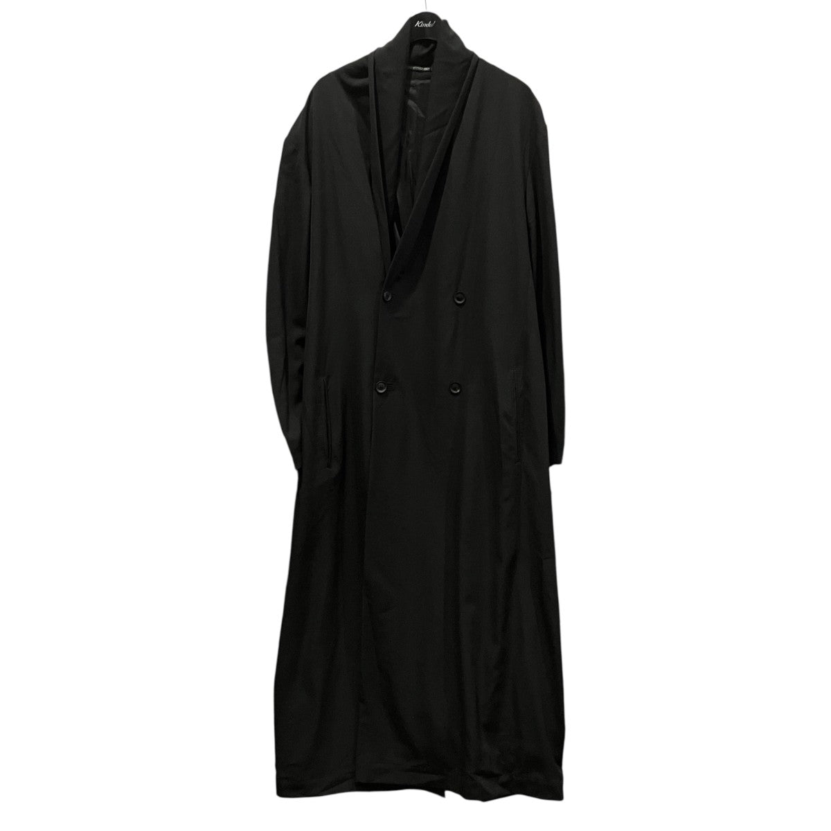 Yohji Yamamoto pour homme ストールギャバコートHX-C28-100 古着・中古-1枚目のアイテム画像