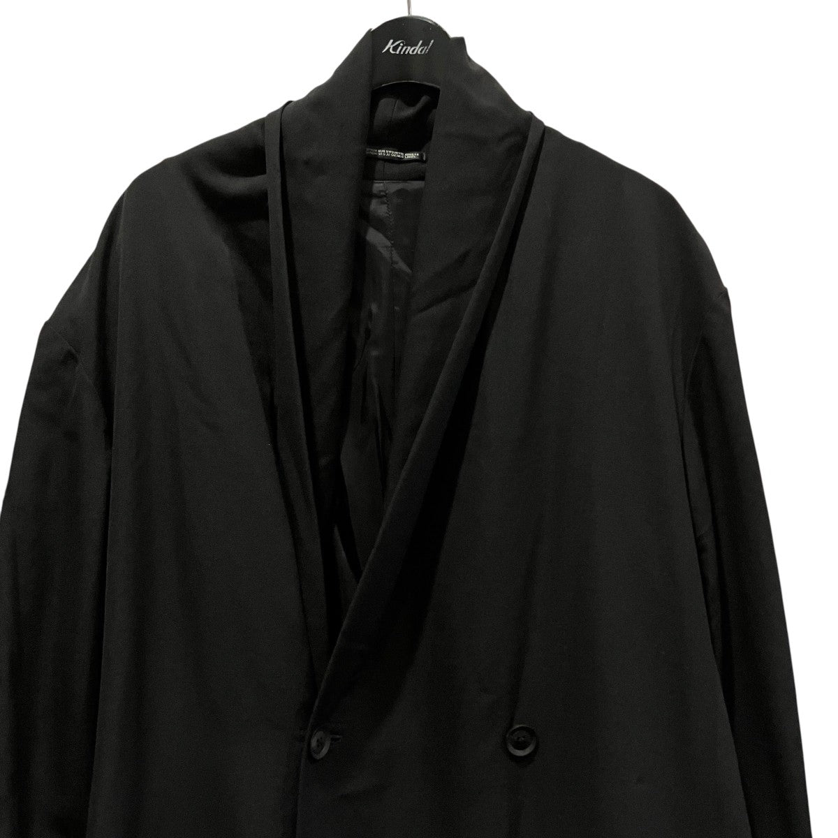Yohji Yamamoto pour homme ストールギャバコートHX-C28-100 古着・中古-3枚目のアイテム画像