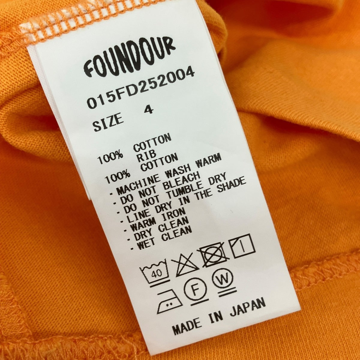 SHORT SLEEVE TEE SHIRT半袖Tシャツ015FD252004