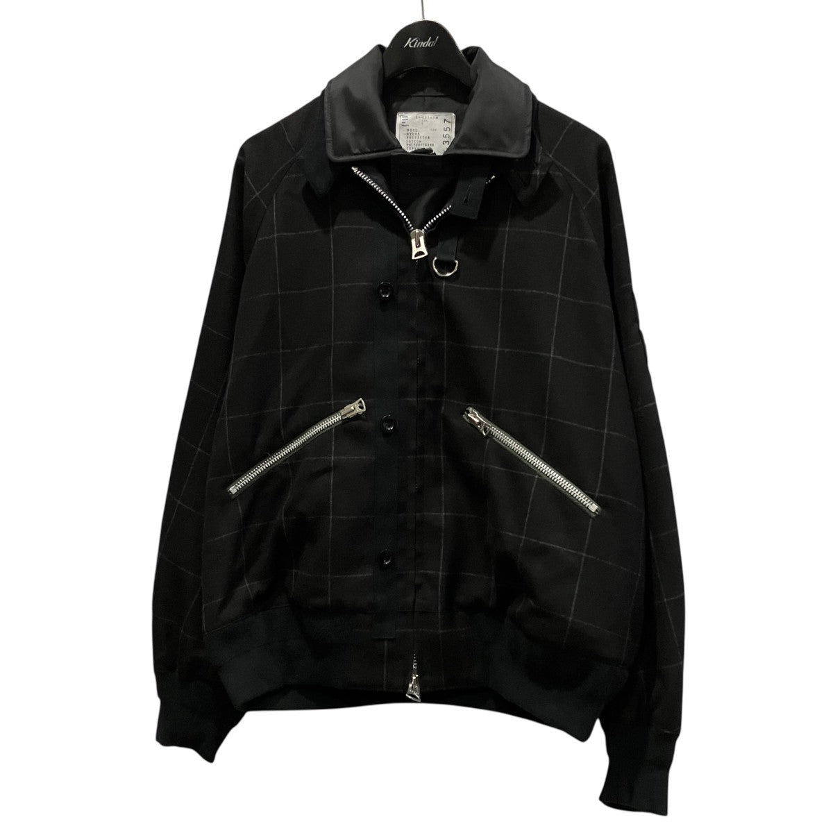 Windowpane Blousonジップジャケット24-03557M