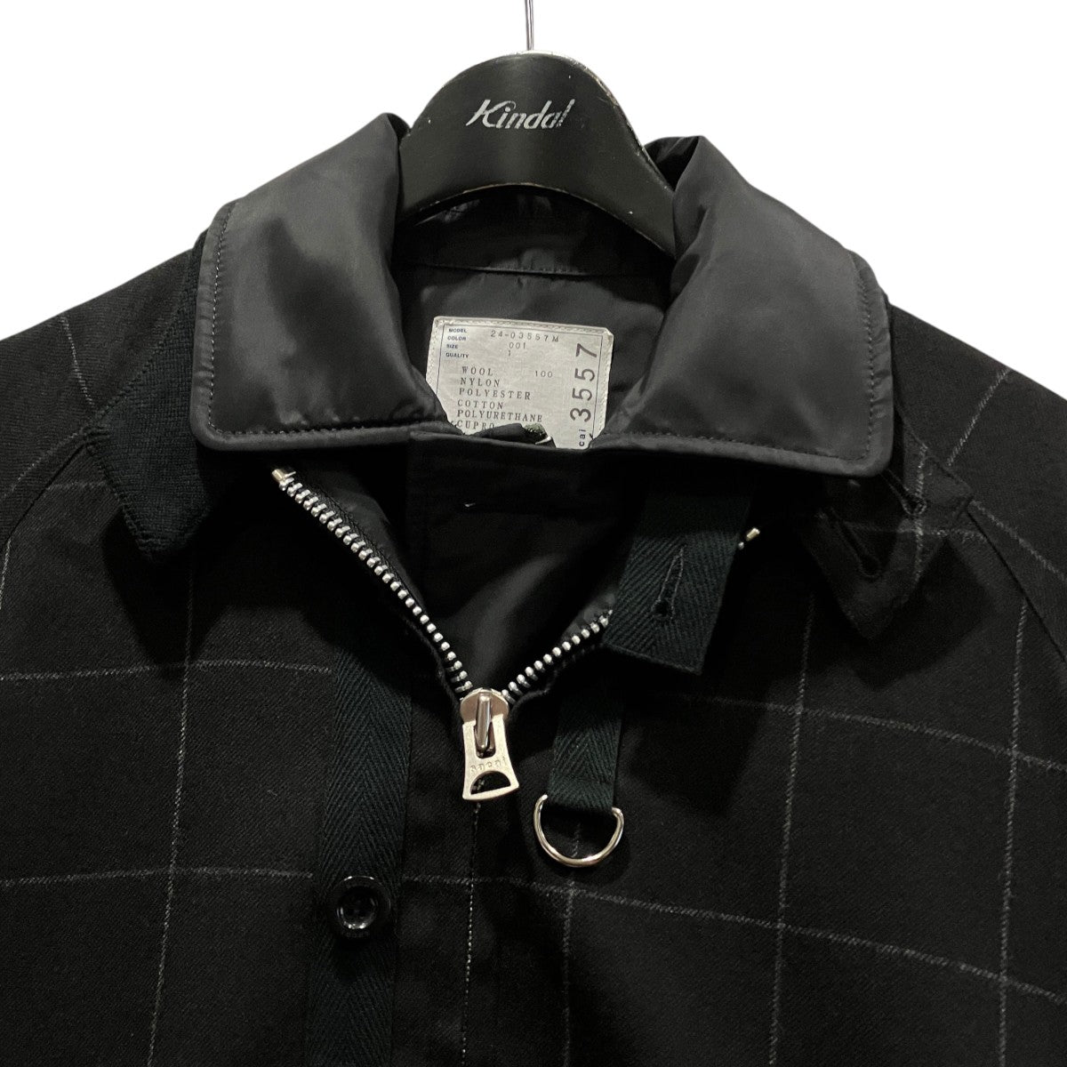 Windowpane Blousonジップジャケット24-03557M