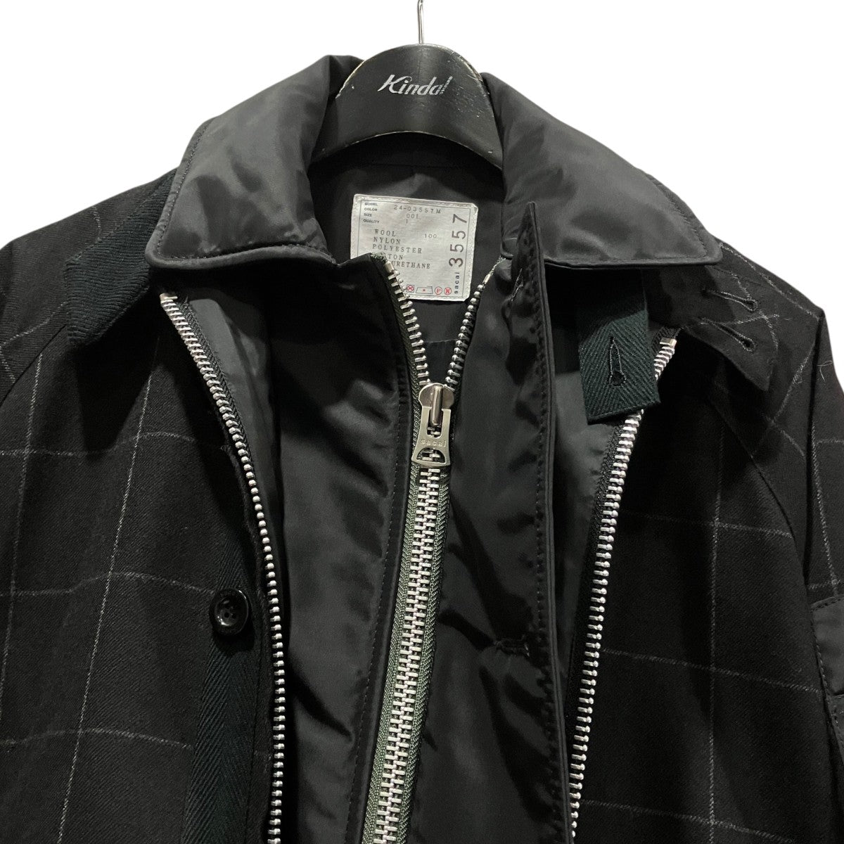Windowpane Blousonジップジャケット24-03557M