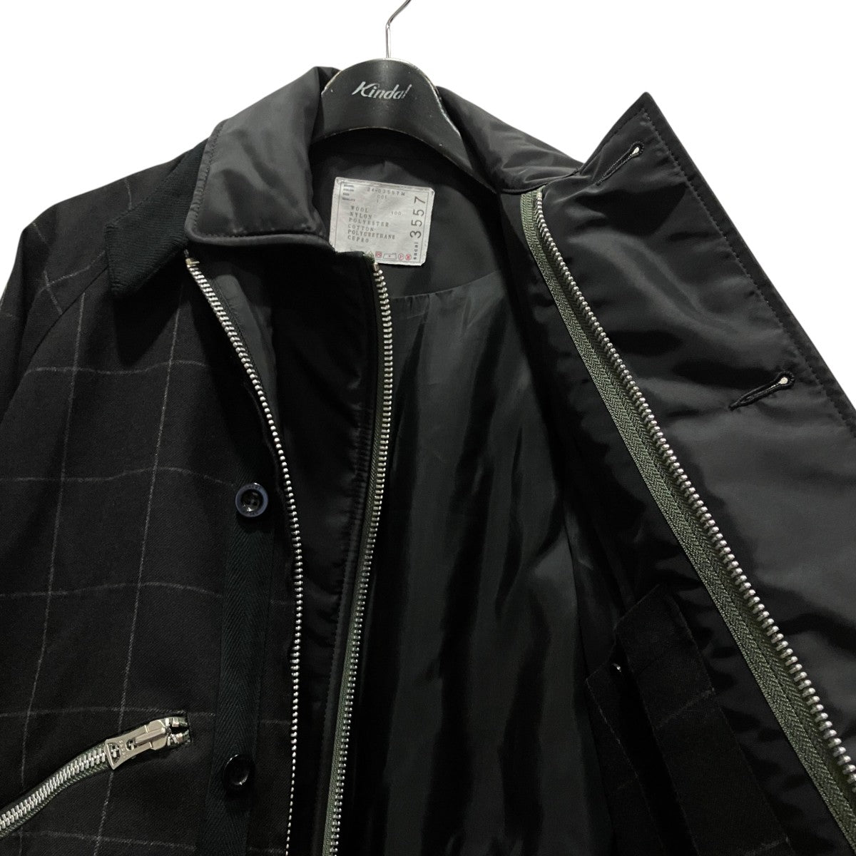 Windowpane Blousonジップジャケット24-03557M
