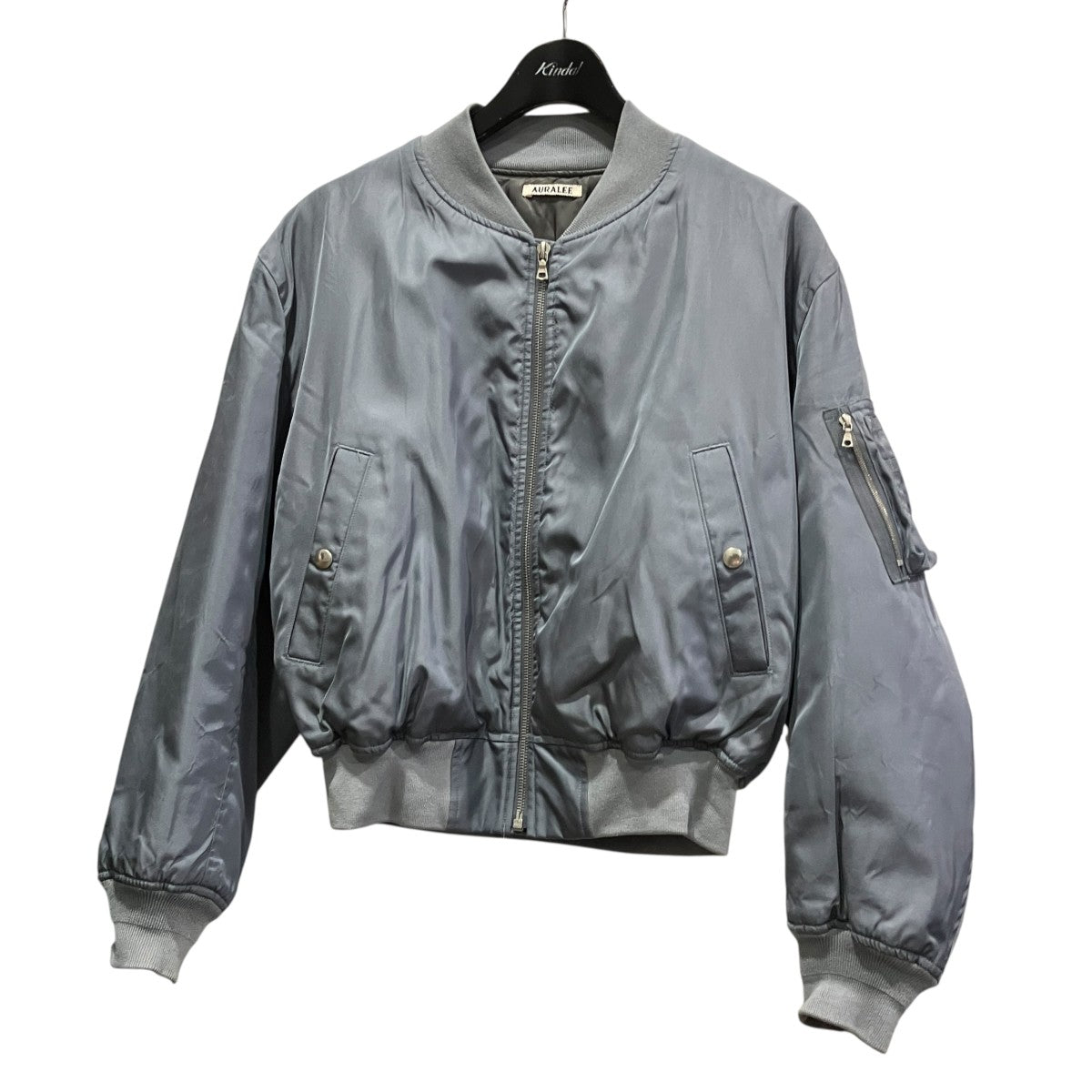 26SSHIGH DENSITY SILK TWILL FLIGHT BLOUSONジップジャケットA26SB02AR