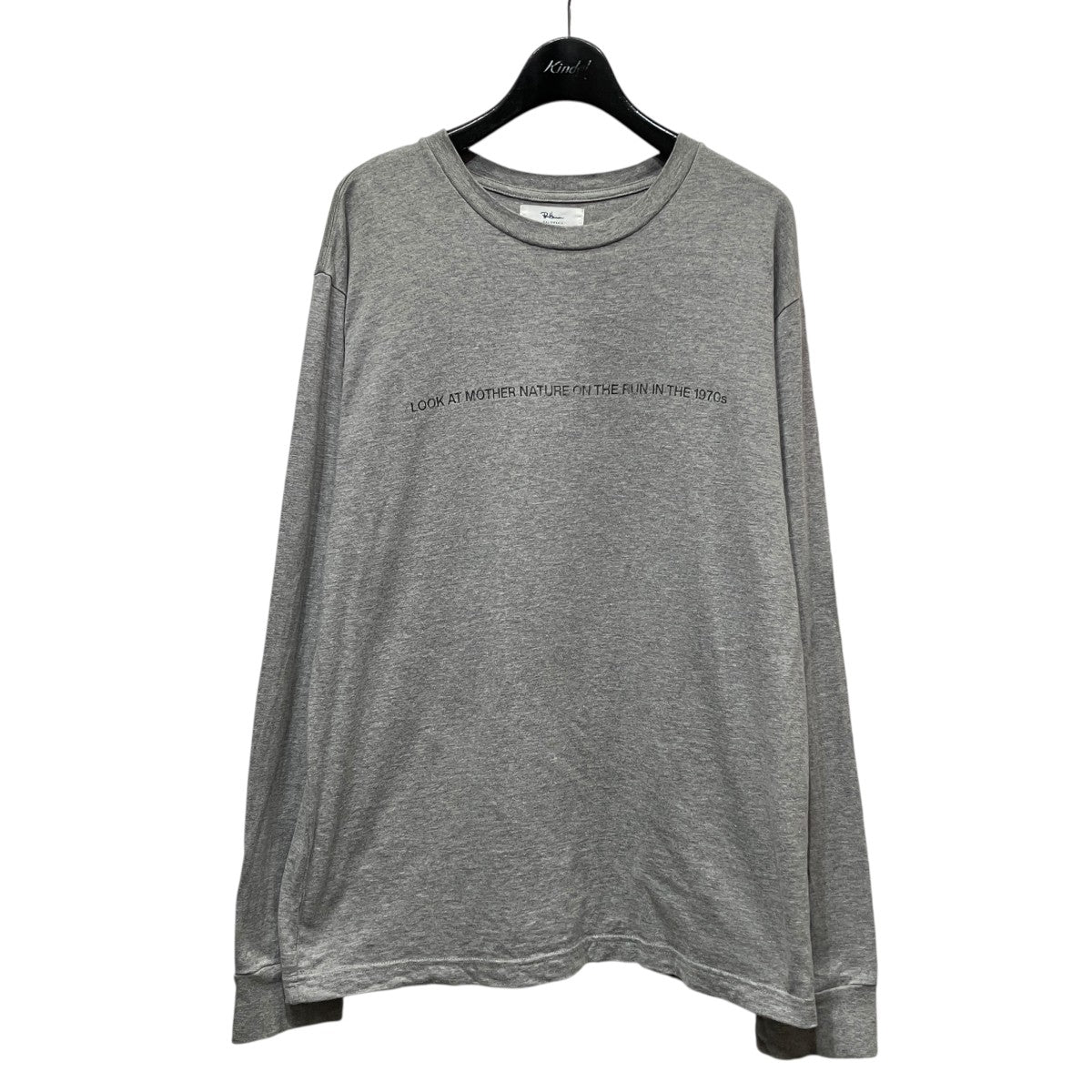 バックプリント長袖Tシャツ4210900219