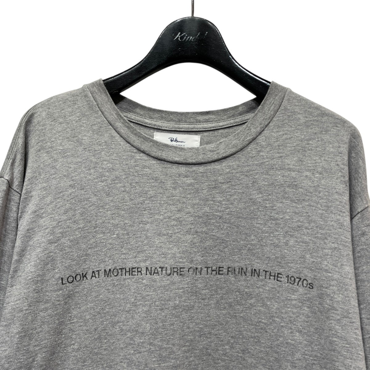 バックプリント長袖Tシャツ4210900219