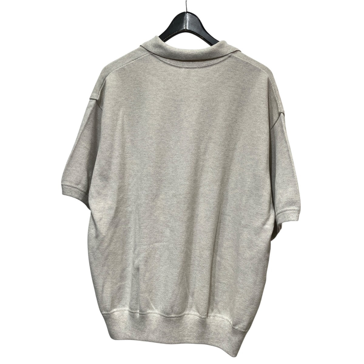 26SSCo Ra Moss Stitch Skipper鹿の子スキッパーポロシャツ2601-002