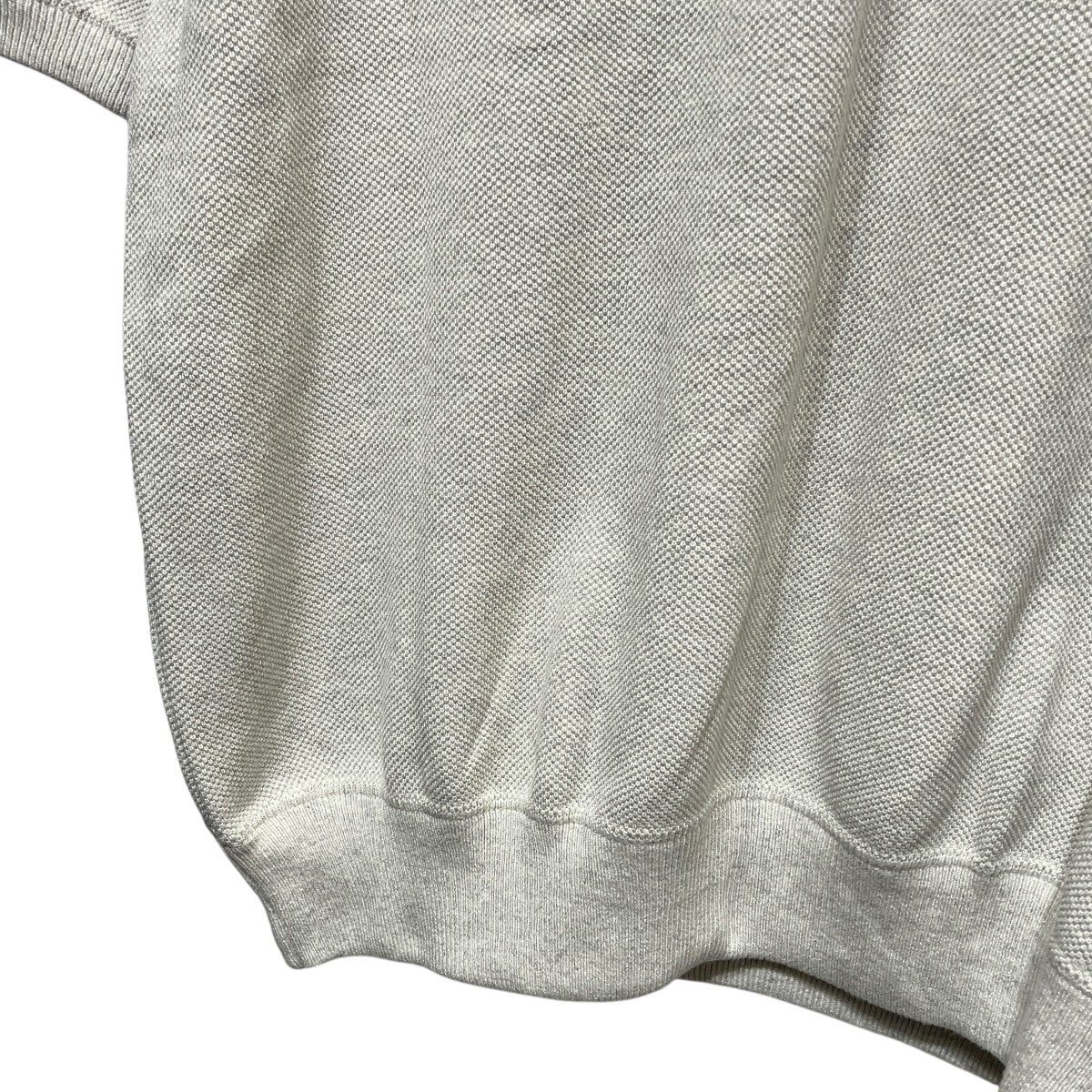 26SSCo Ra Moss Stitch Skipper鹿の子スキッパーポロシャツ2601-002
