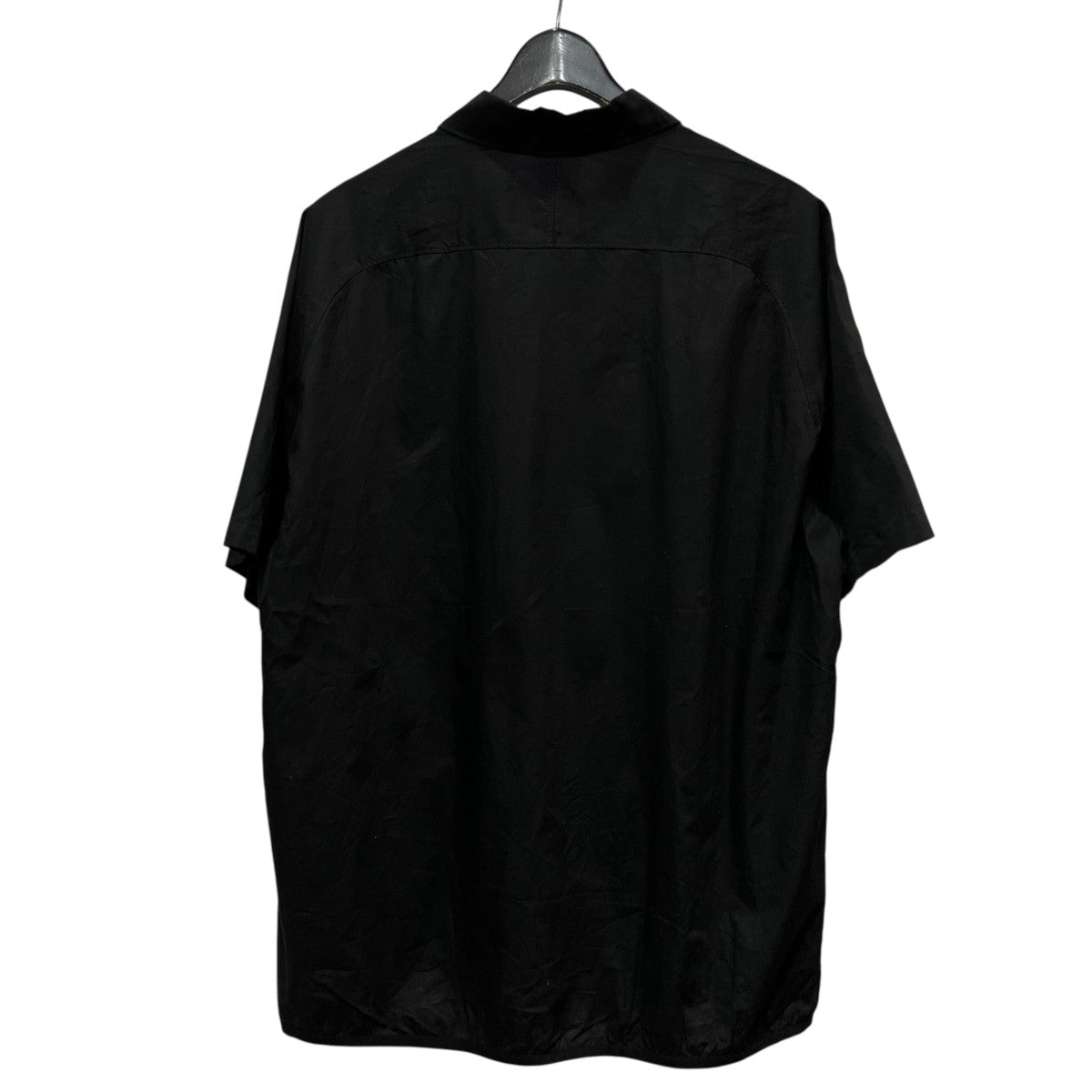 POPLIN ZIPPED SHORT SLEEVE SHIRTポプリンジップ半袖シャツBG127084DI