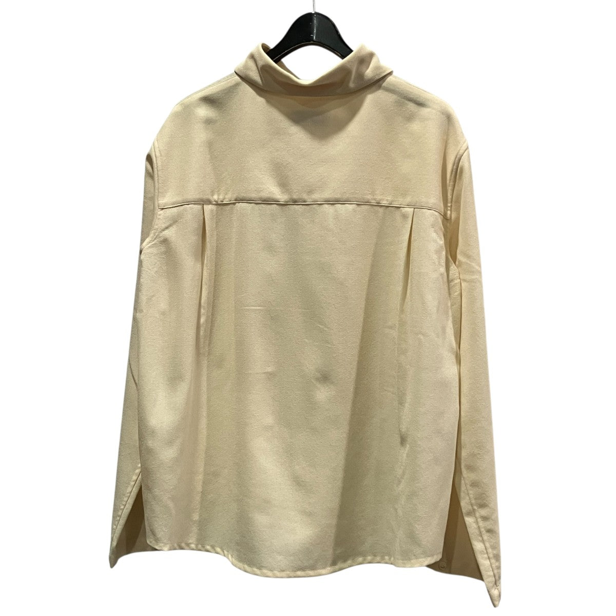 S．C． SHIRTウールクレープシャツ