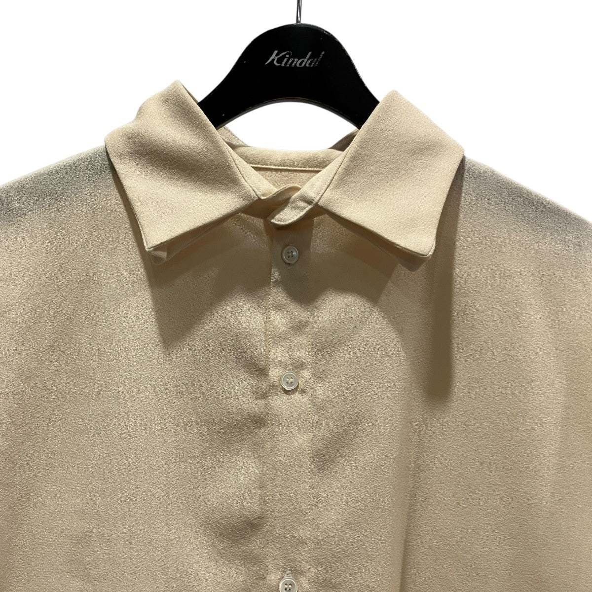S．C． SHIRTウールクレープシャツ