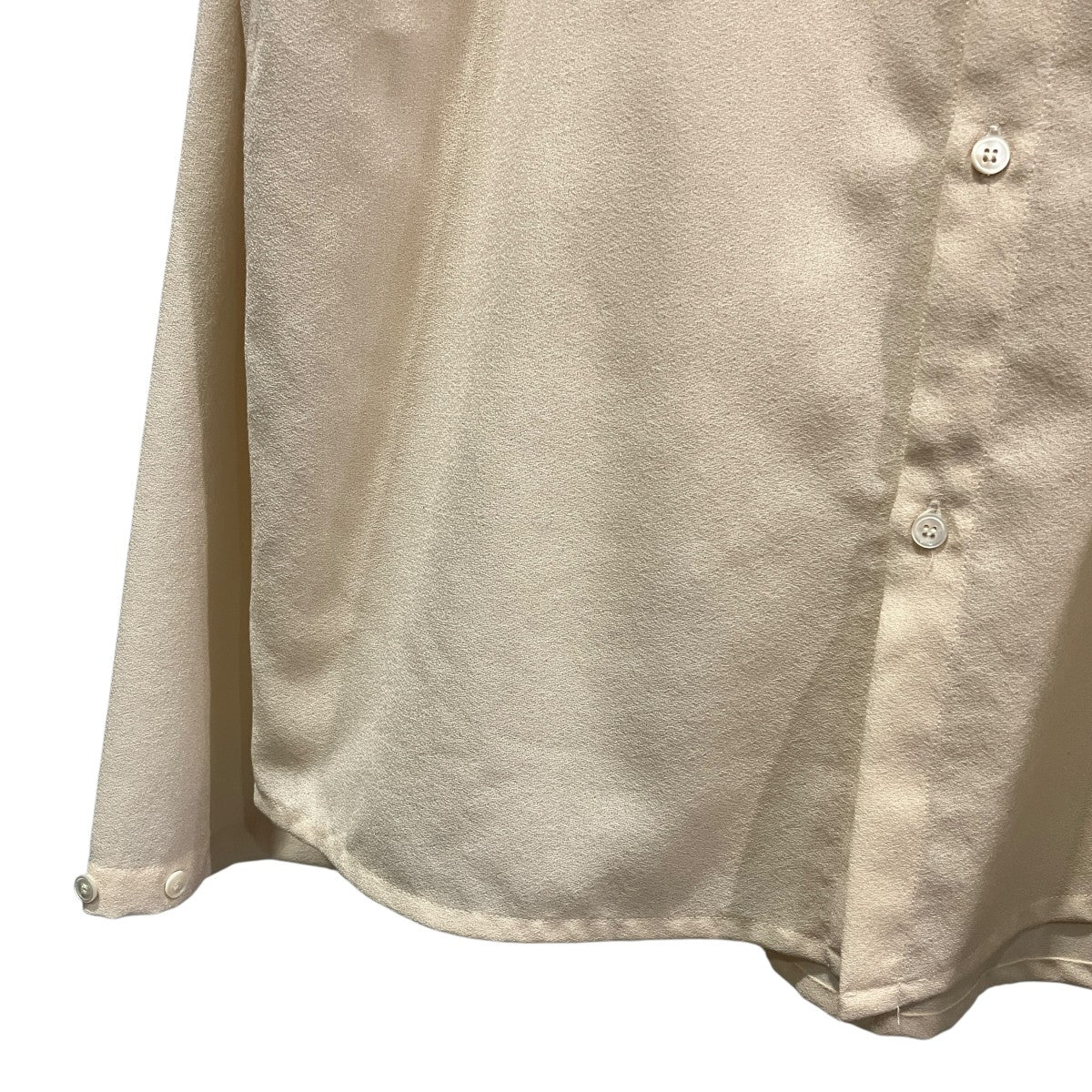 S．C． SHIRTウールクレープシャツ