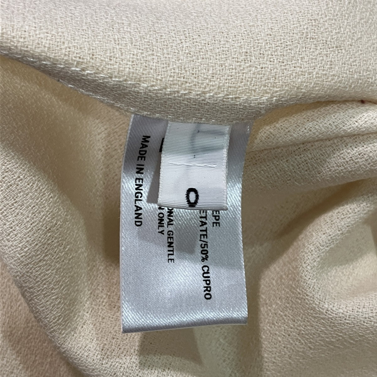 S．C． SHIRTウールクレープシャツ