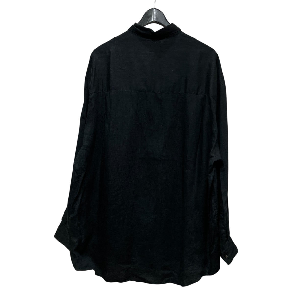 23SSLinen L S Oversized Regular Collar ShirtリネンシャツGM232-50061B