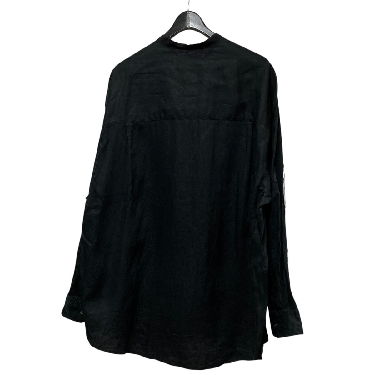 23SSLinen L S Oversized Band Collar ShirtリネンバンドカラーシャツGM232-50062B