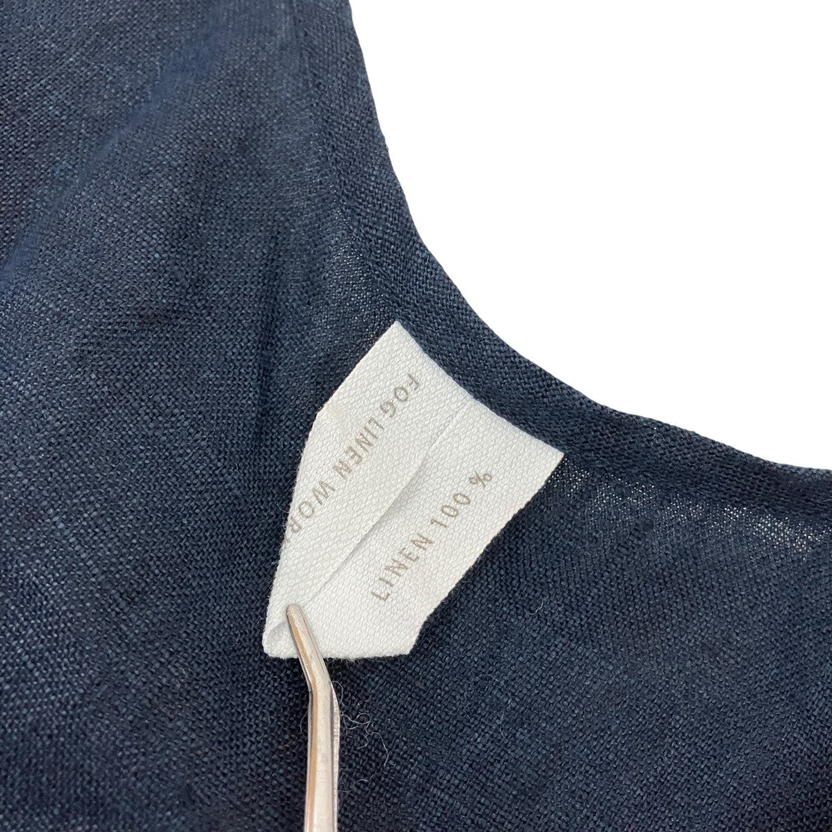 fog linen work リネンワンピース 古着・中古-5枚目のアイテム画像
