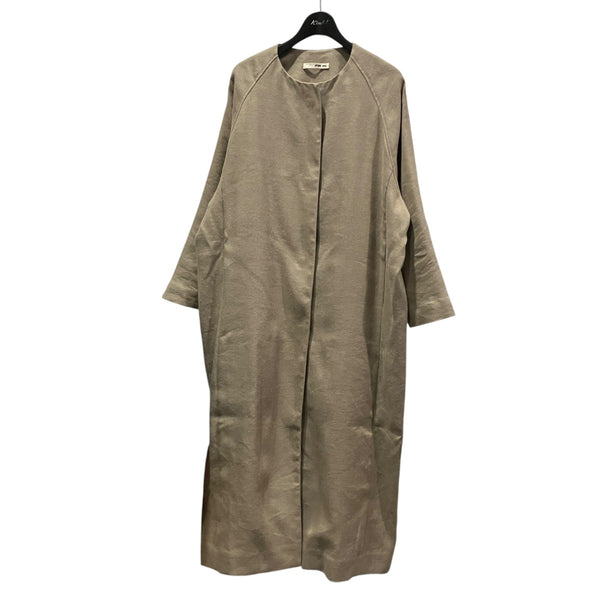 【美品】evam eva エヴァムエヴァ リネン アルパカ チェスター コート evam eva(エヴァムエヴァ) リネンアルパカコートE233T088 E233T088
