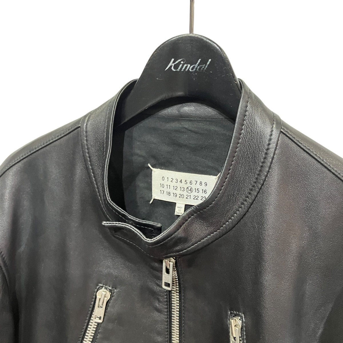 Maison Margiela(メゾンマルジェラ) ハの字レザージャケットS50AM0489