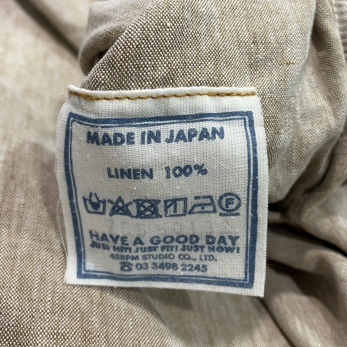 リネンワンピース