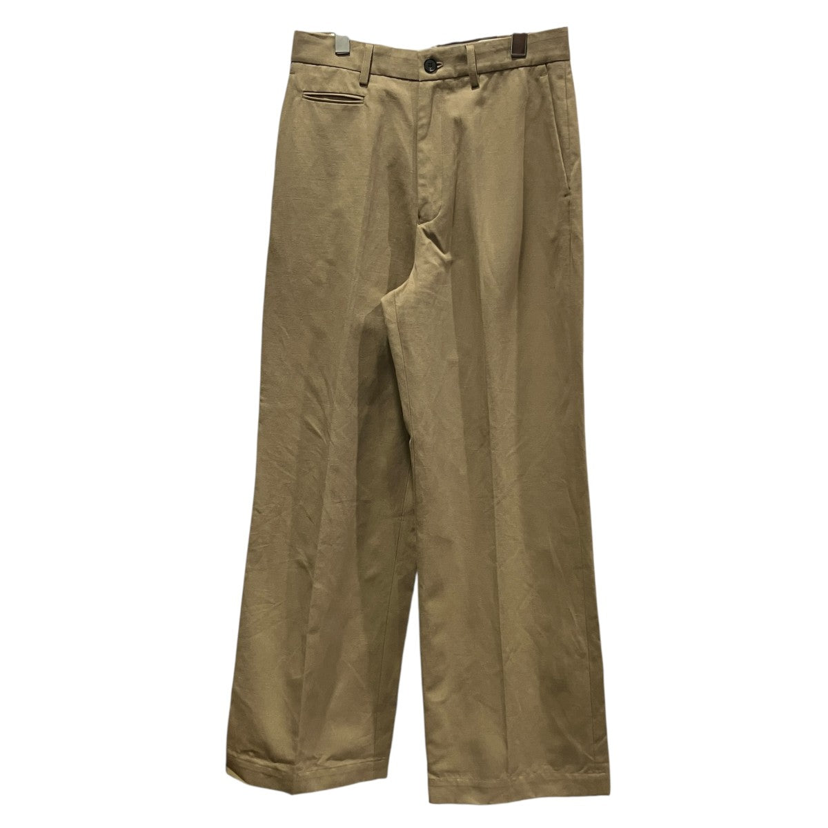 CL WIDE TROUSERSコットンリネンワイドパンツM261-0401