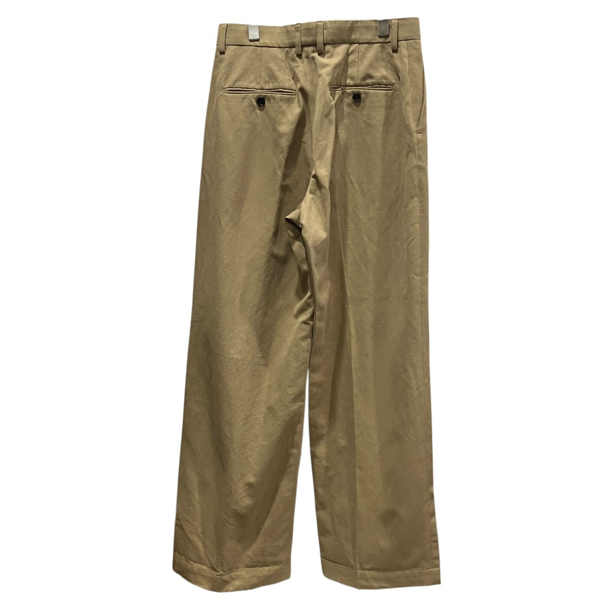 CL WIDE TROUSERSコットンリネンワイドパンツM261-0401