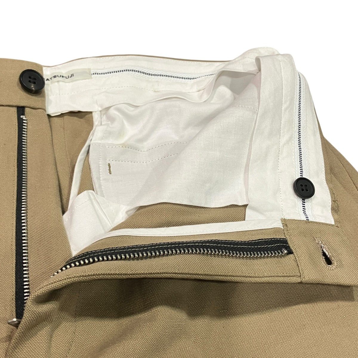 CL WIDE TROUSERSコットンリネンワイドパンツM261-0401