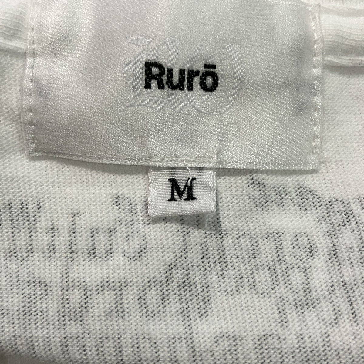 Ruro×6(ROKU) BEAUTY＆YOUTH ギャザープリントTシャツ 古着・中古-5枚目のアイテム画像