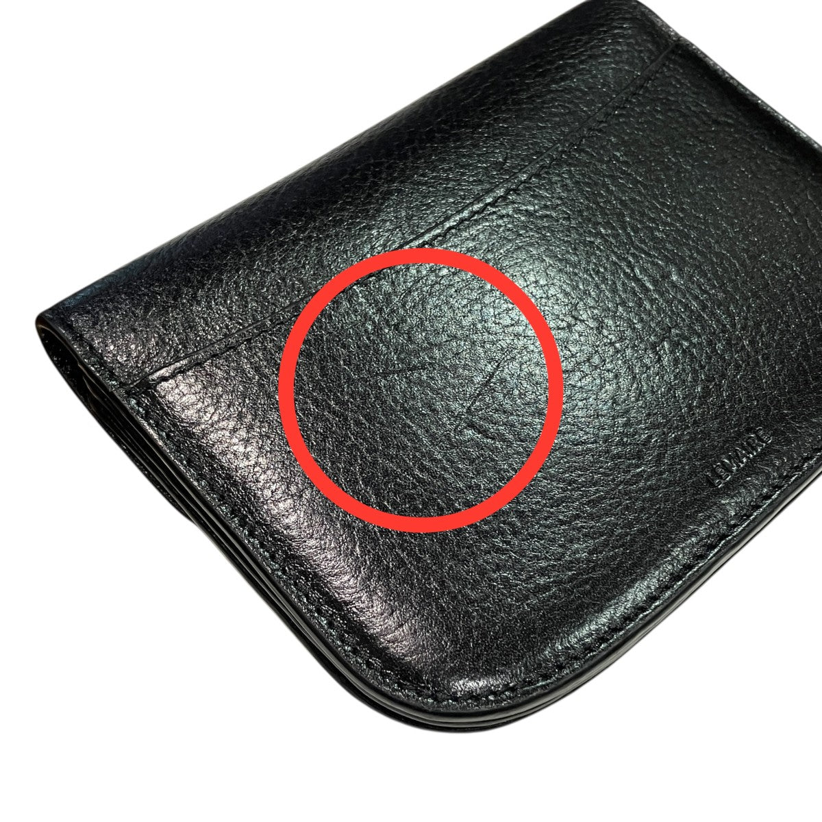 LEMAIRE SOFT TAB WALLETソフトタブウォレット 古着・中古-7枚目のアイテム画像