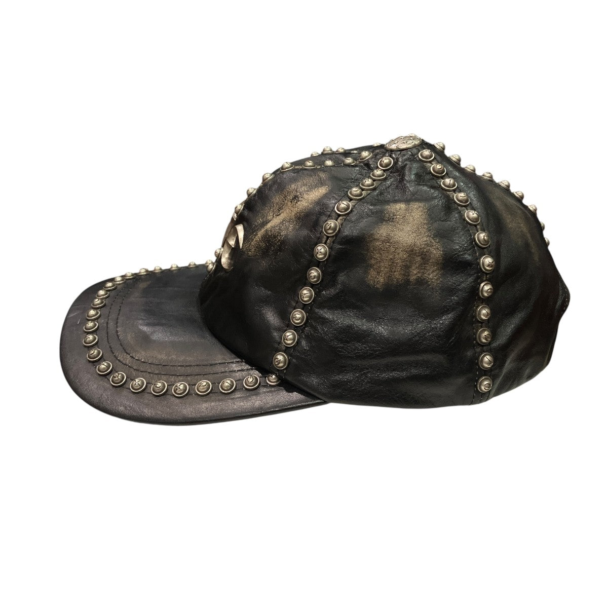 STUDDED WASHED LEATHER CAPスタッズウォッシュドレザーキャップTC25AC2103