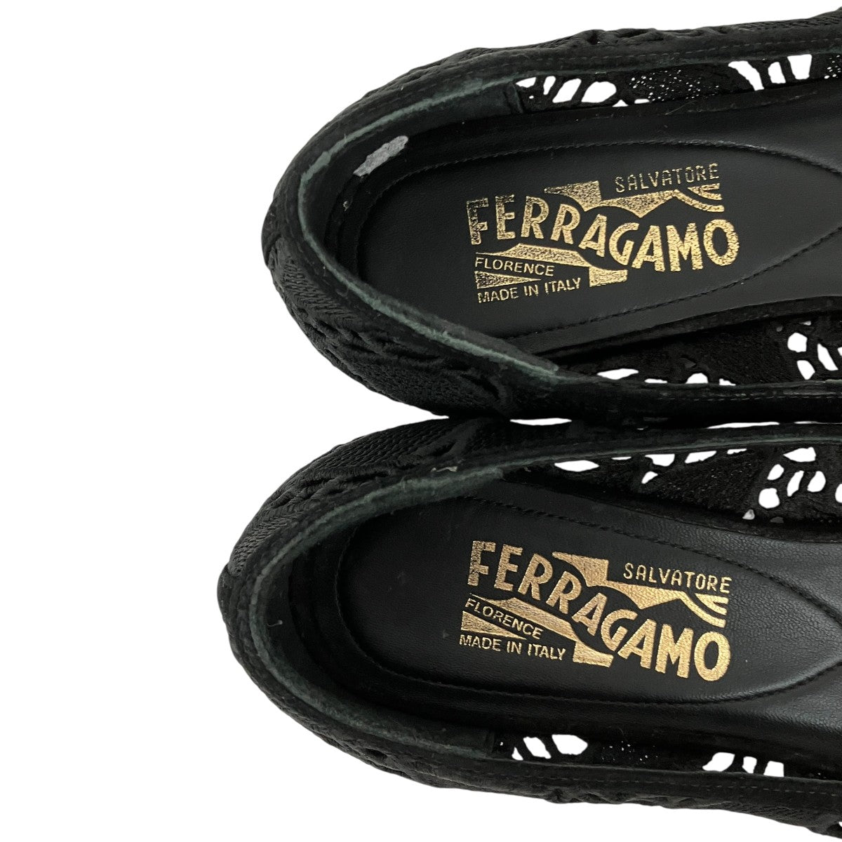 Salvatore Ferragamo フラットレースシューズ 古着・中古-4枚目のアイテム画像