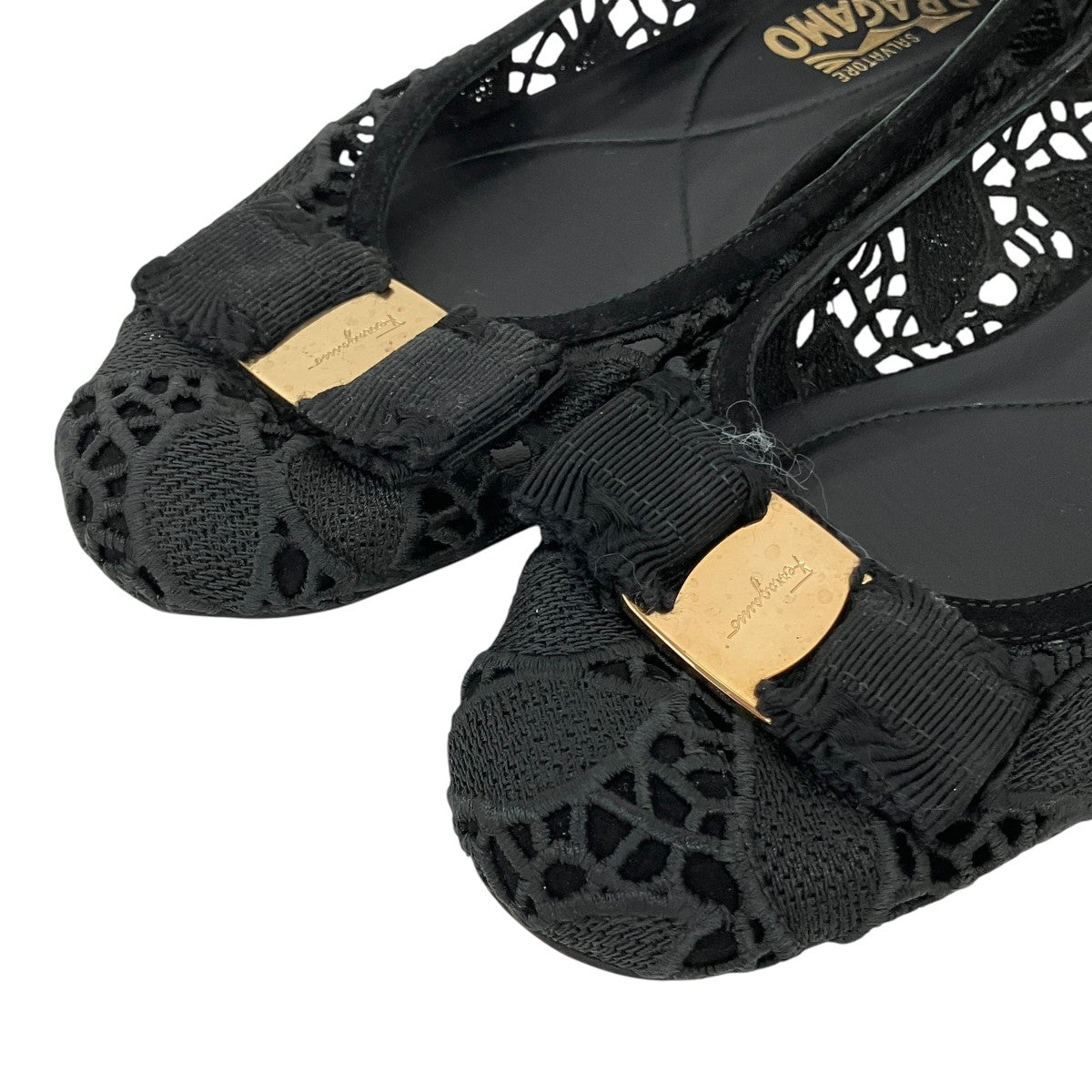 Salvatore Ferragamo フラットレースシューズ 古着・中古-5枚目のアイテム画像